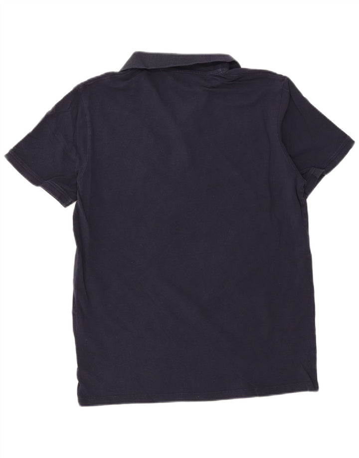 Męska koszulka polo Jack & Jones, duża, granatowa, bawełniana