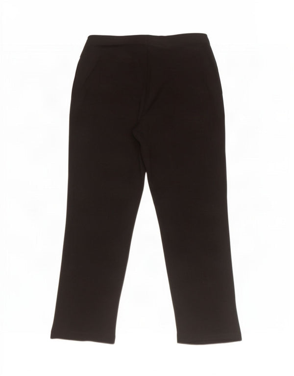 Marks & Spencer Damskie proste spodnie codzienne UK 12 Medium W30 L27 Czarne