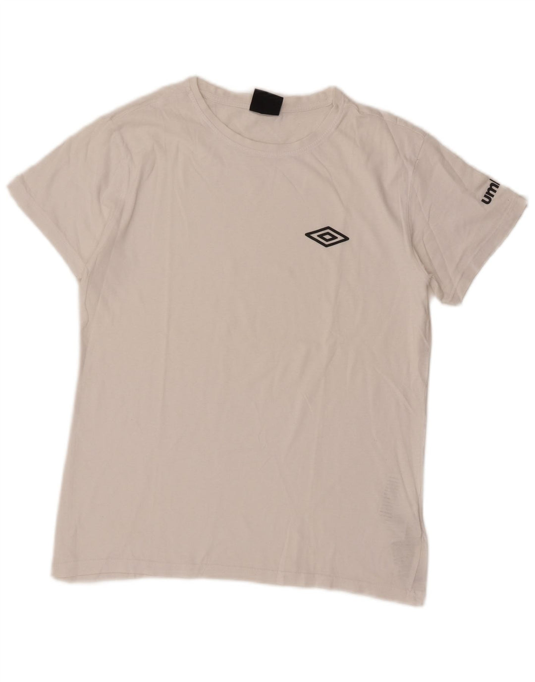 Umbro Męski T-shirt Top Średniej Białej Bawełny