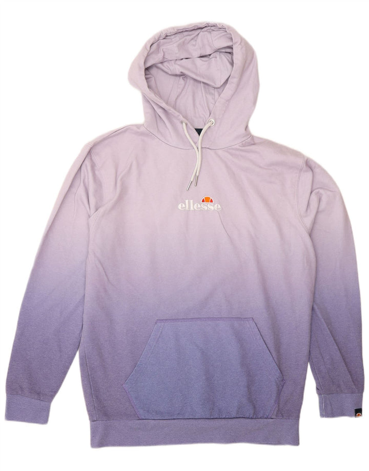 Męski sweter z kapturem Ellesse, średni fiolet, poliester Tie Dye