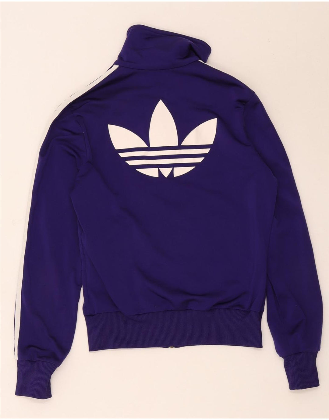Damska kurtka dresowa Adidas z grafiką EU 38 Średni fioletowy poliester