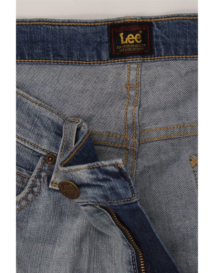 Damskie jeansy Lee Cropped W32 L24 Niebieskie