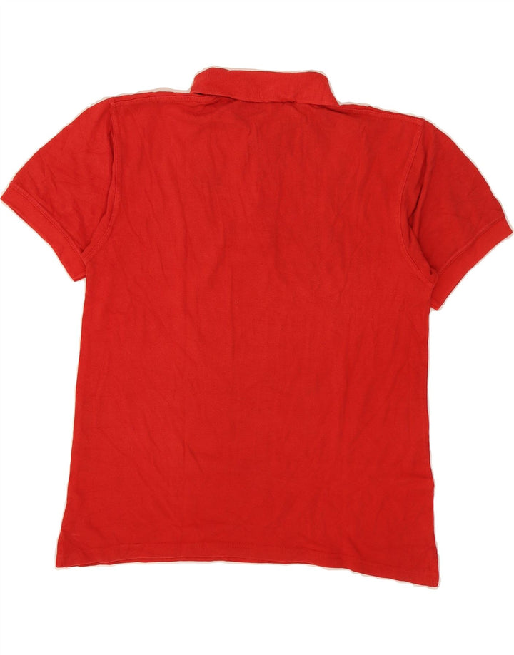 REEBOK Mens Polo Shirt Medium Red Cotton Vintage Reebok and Second-Hand Reebok from Messina Hembry 