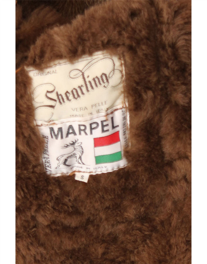 Męska kurtka Marpel Shearling UK 36 Small Brown Shearling