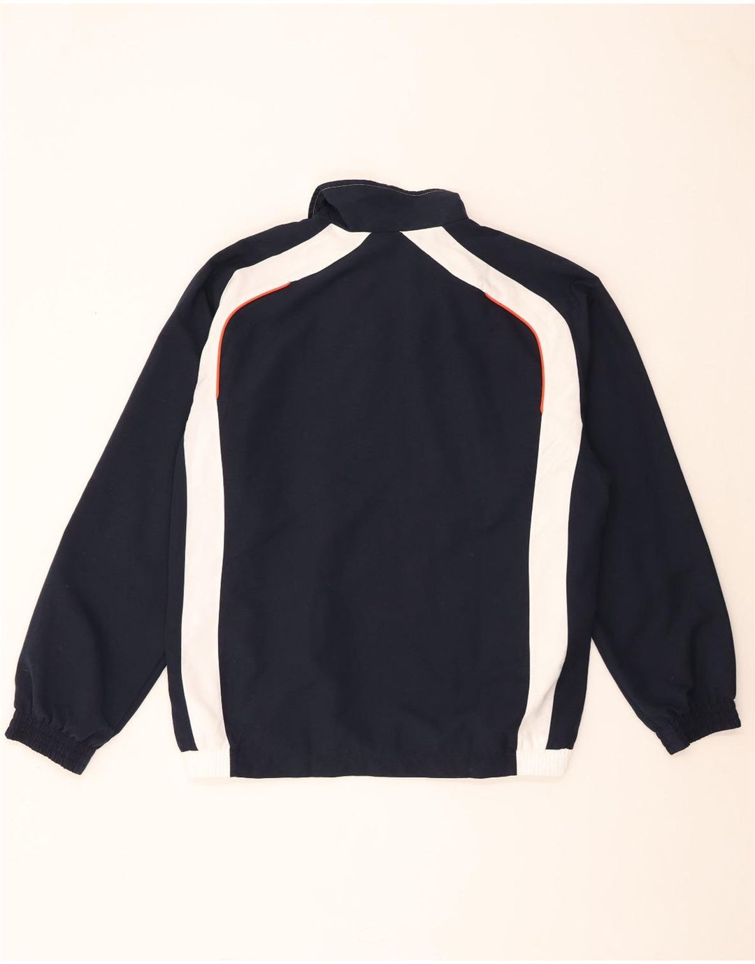 Adidas Męska bluza dresowa UK 42/44 Duży biały poliester z blokami kolorów