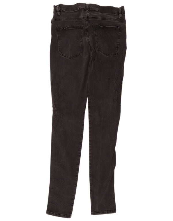 Diesel Damskie D-Istort Distressed Super Skinny Jeans W31 L32 Czarna bawełna