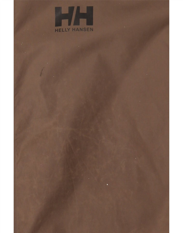 Męska kurtka przeciwdeszczowa z kapturem Helly Hansen UK 40 Large Beżowy poliamid