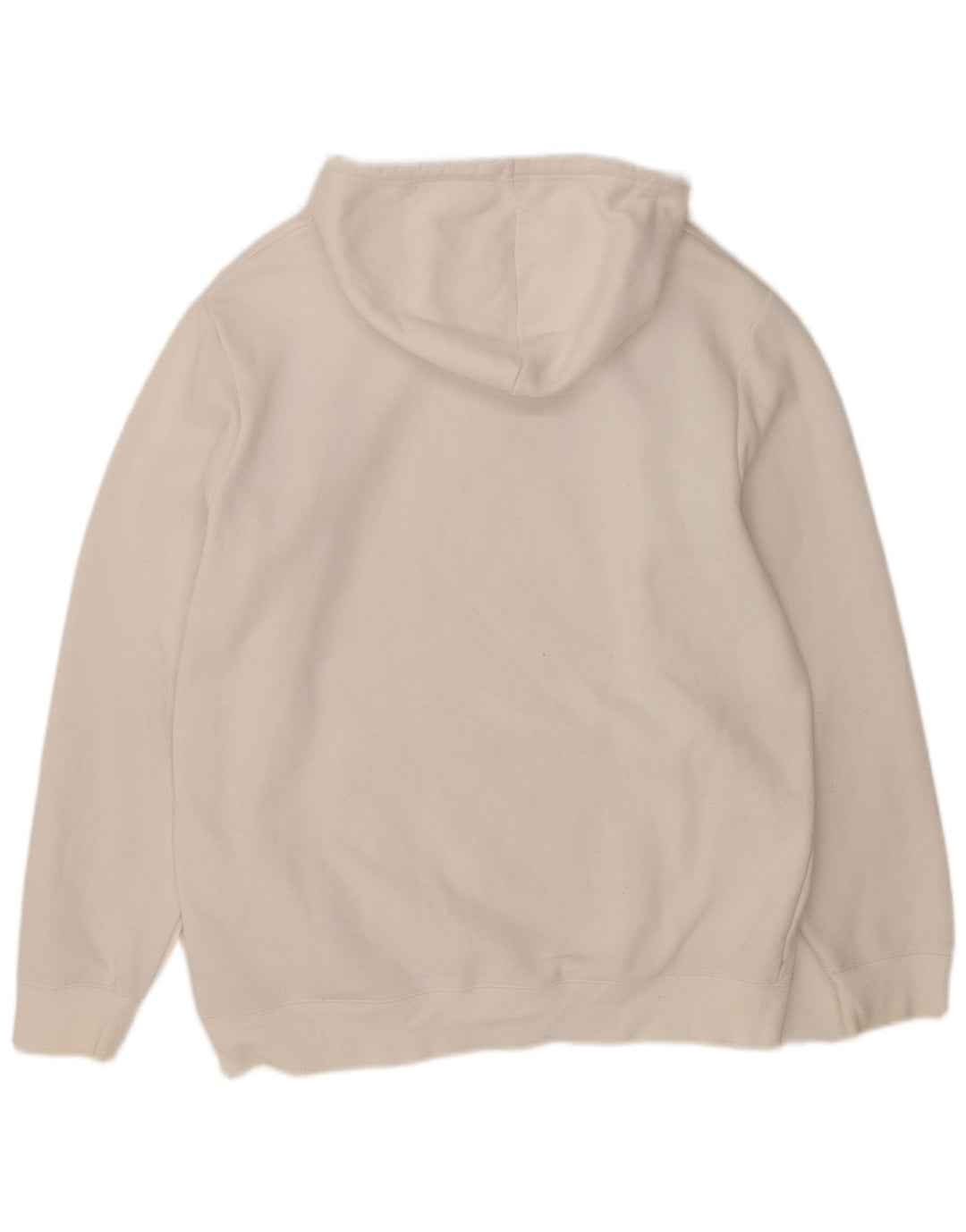 Męski sweter z kapturem Fila, duży, biały, bawełniany