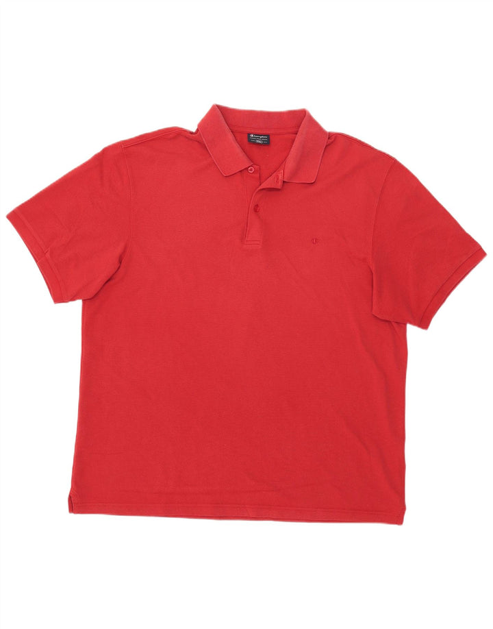 Męska koszulka polo Champion 2XL, czerwona, bawełniana