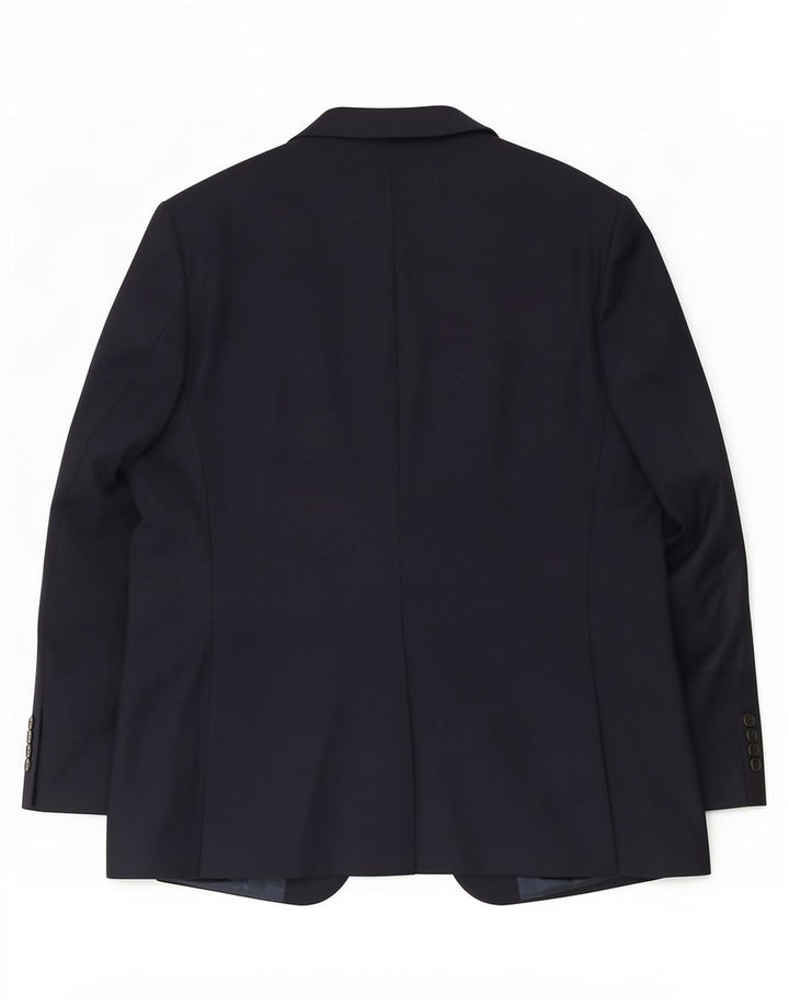 Marks & Spencer Męska marynarka zapinana na 2 guziki, UK 44 XL, granatowa, poliester