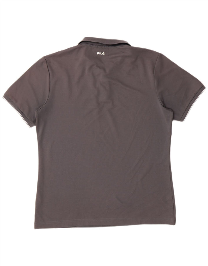 Męska koszulka polo FILA, duża, szara