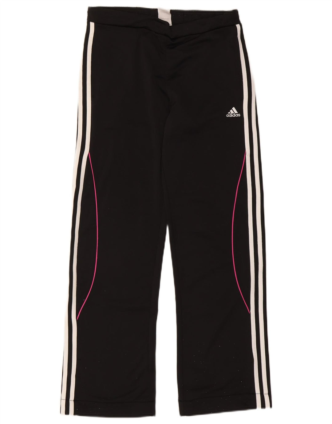 Spodnie dresowe Adidas dziewczęce 15-16 lat, czarne, poliestrowe