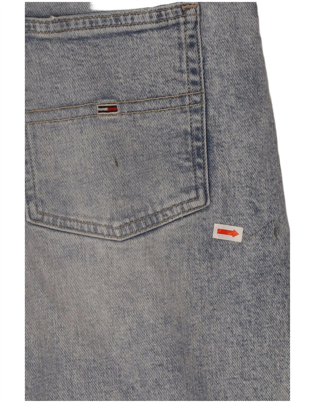 Damskie proste dżinsy TOMMY HILFIGER W28 L26 Niebieska bawełna