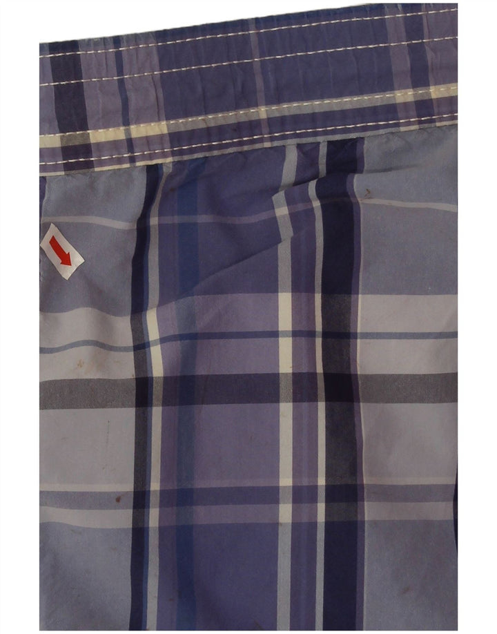 Męskie spodenki kąpielowe Polo Ralph Lauren, średni niebieski poliester w kratkę