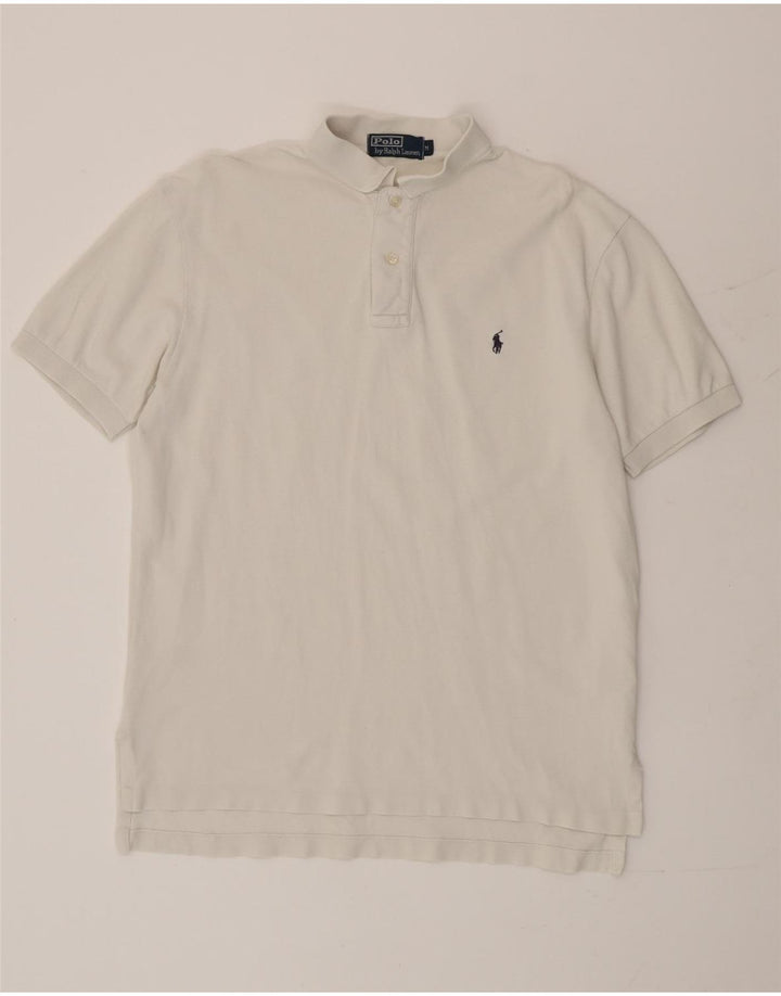 Koszula męska Polo Ralph Lauren, średnia biała bawełna