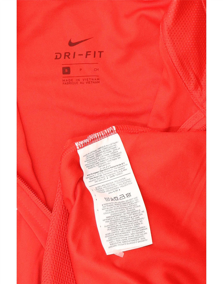 Męska kurtka dresowa Nike Dri Fit Graphic, mała, czerwona, poliestrowa