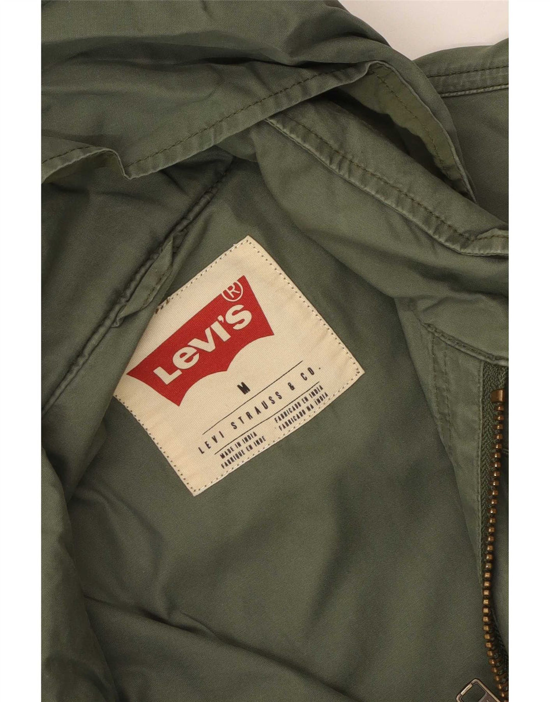 Męska kurtka z kapturem Levi's UK 38 Medium Green