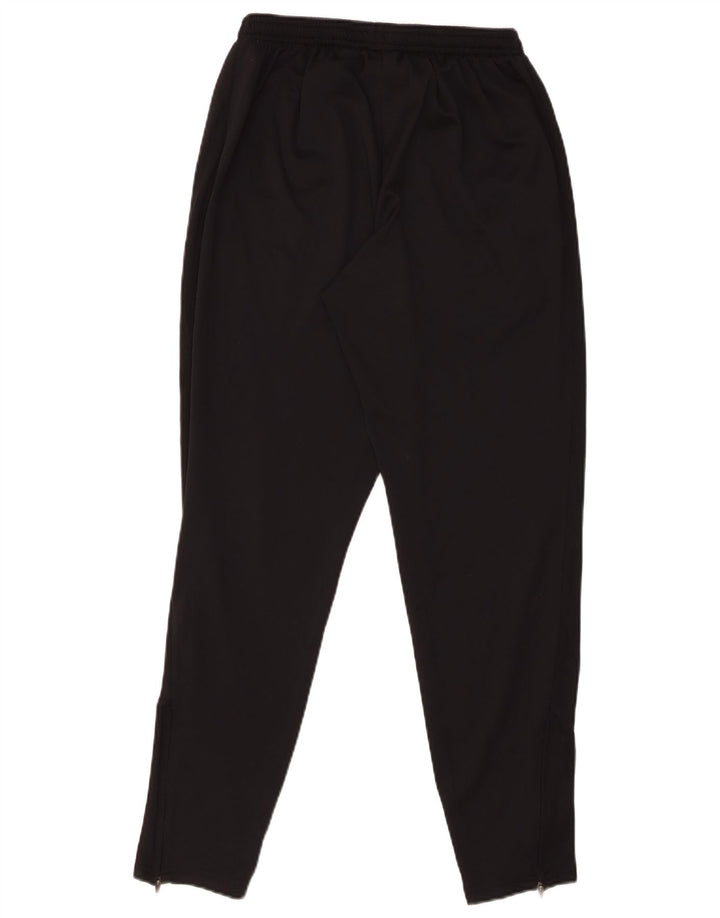 NIKE Womens Dri Fit Tracksuit Trousers UK 14 Large Black Polyester