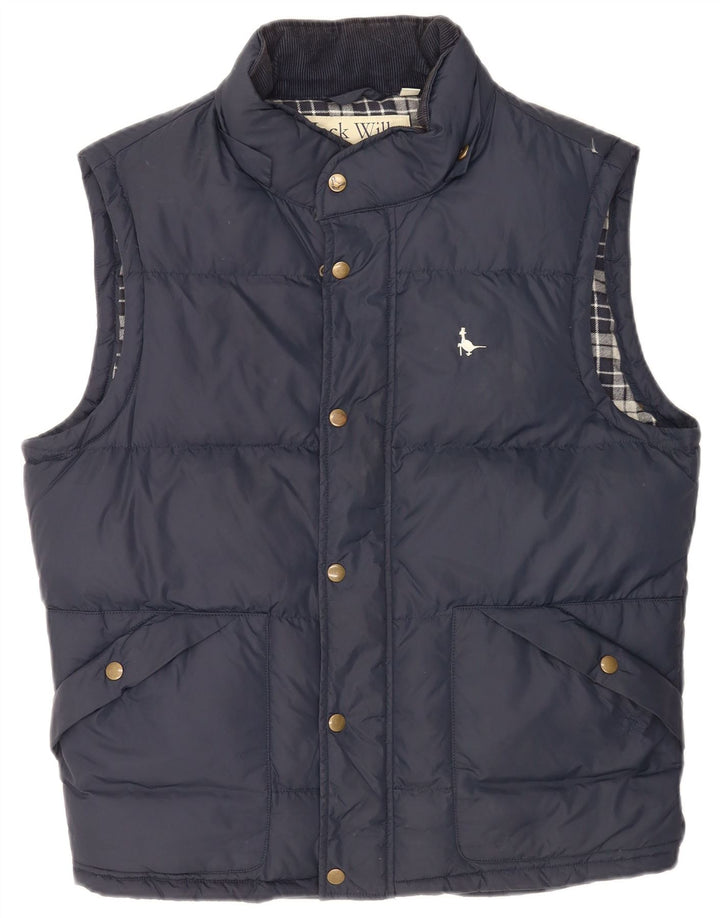Męska wyściełana kamizelka Jack Wills UK 38 Średni granatowy nylon