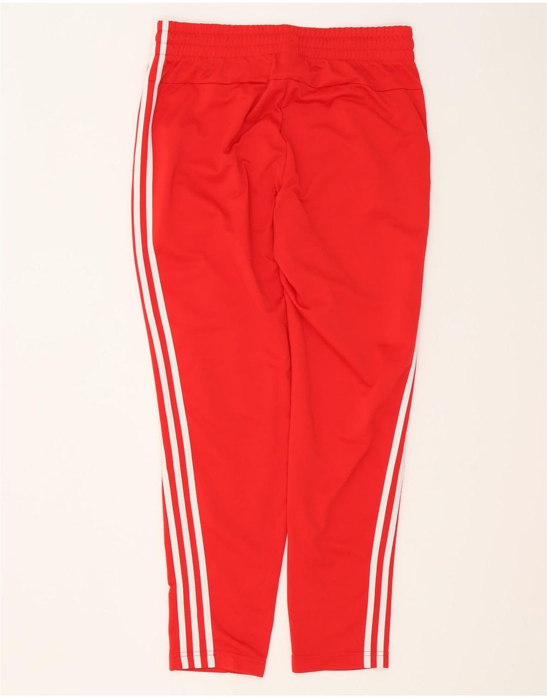 Damskie spodnie dresowe Adidas UK 12/14 Średni czerwony poliester