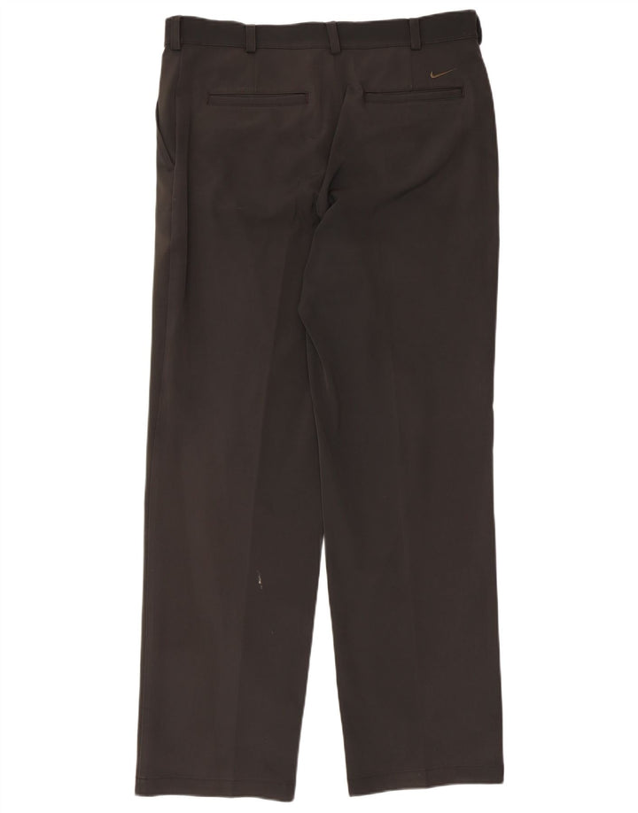 Męskie proste spodnie chino Nike W34 L32 Czarny poliester