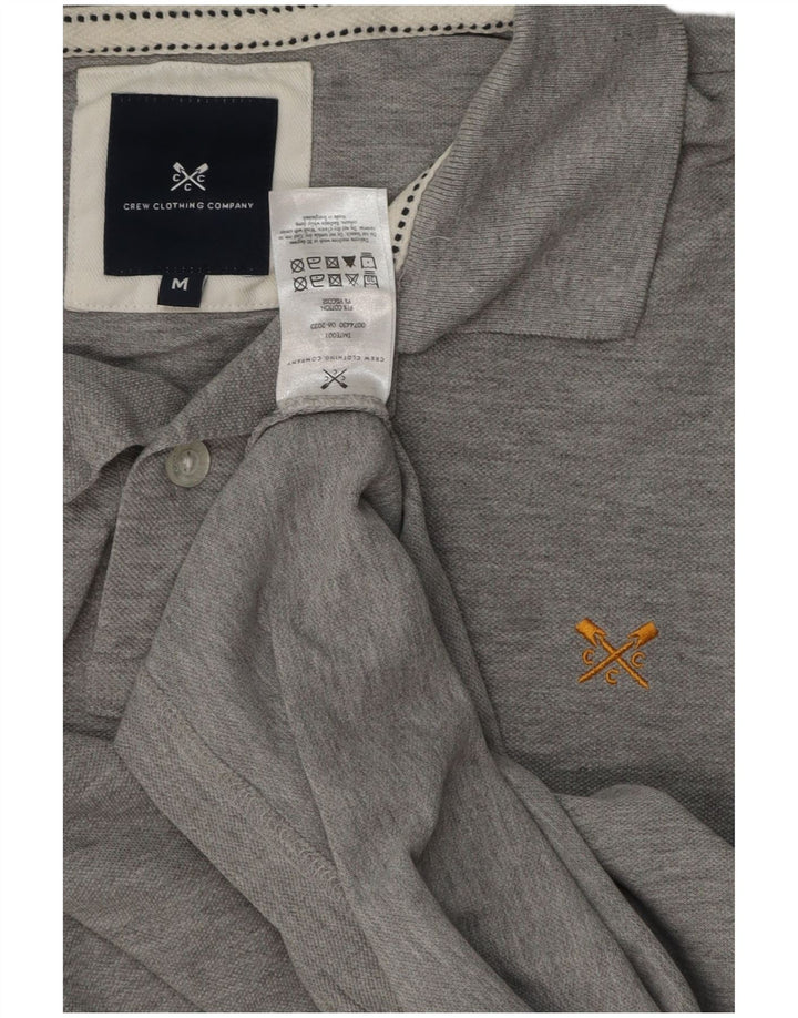 Męska koszulka polo Crew Clothing Średnia szara bawełna