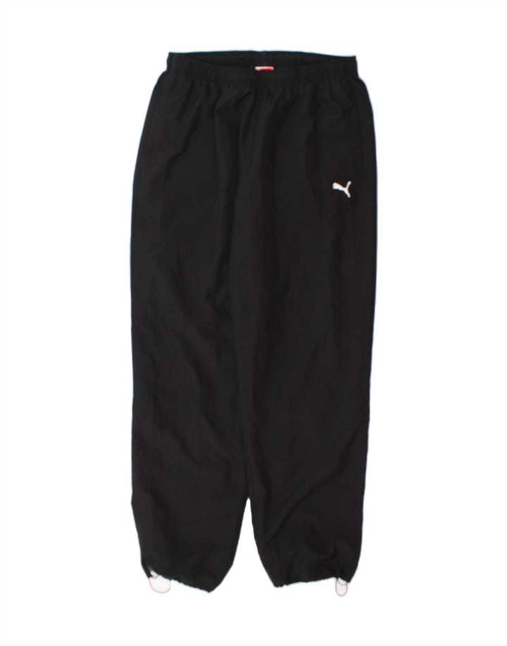 PUMA Mens Graphic Tracksuit Trousers Joggers Large  Black Polyester Vintage Puma and Second-Hand Puma from Messina Hembry 