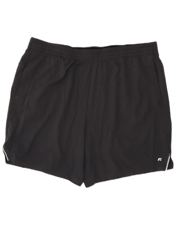 Męskie spodenki sportowe Russell Athletic Dri-Power 2XL, szary poliester