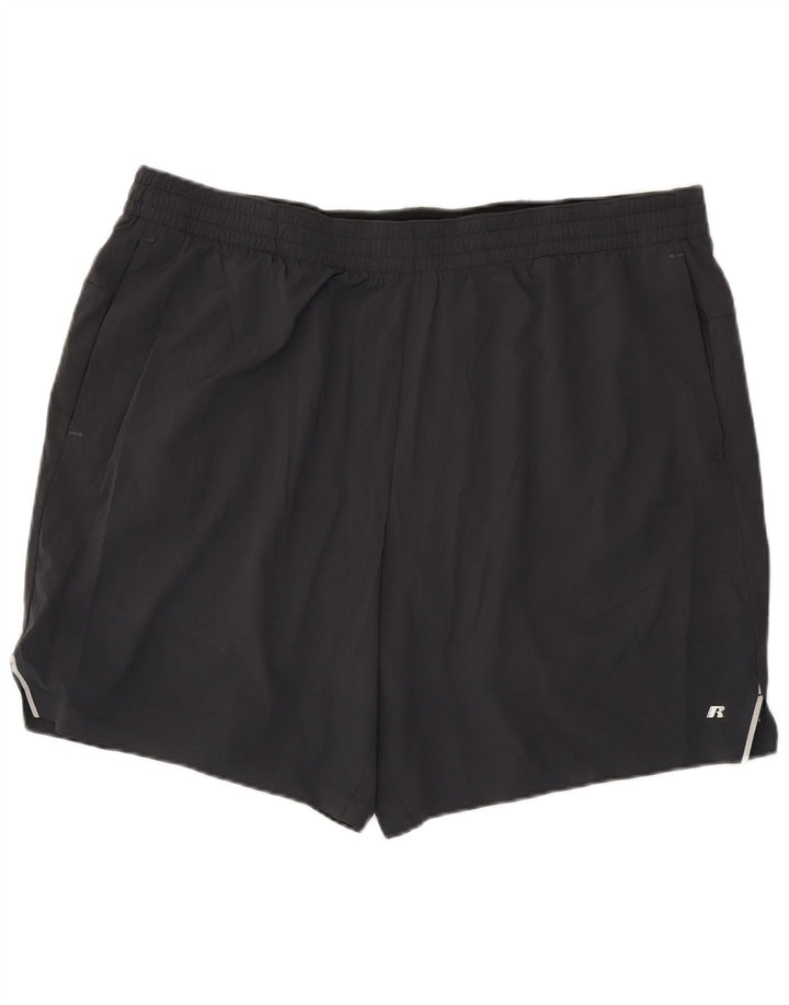 Męskie spodenki sportowe Russell Athletic Dri-Power 2XL, szary poliester