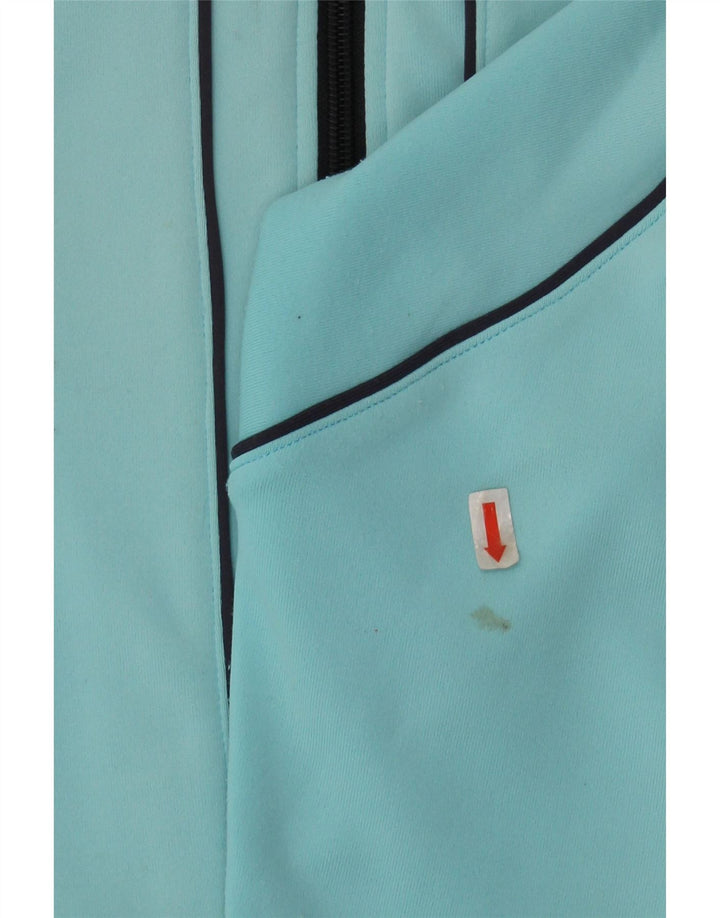 ASICS Womens Tracksuit Top Jacket UK 14 Medium Blue Polyamide Vintage Asics and Second-Hand Asics from Messina Hembry 