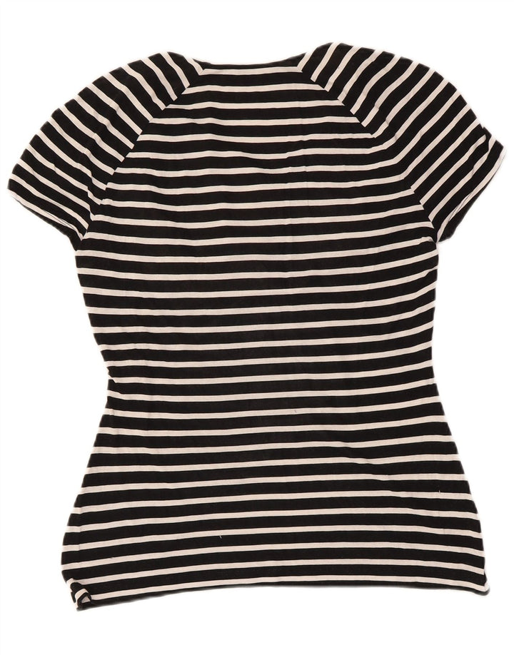 Damska bluzka weekendowa Max Mara Top UK 12 w średnie czarne paski