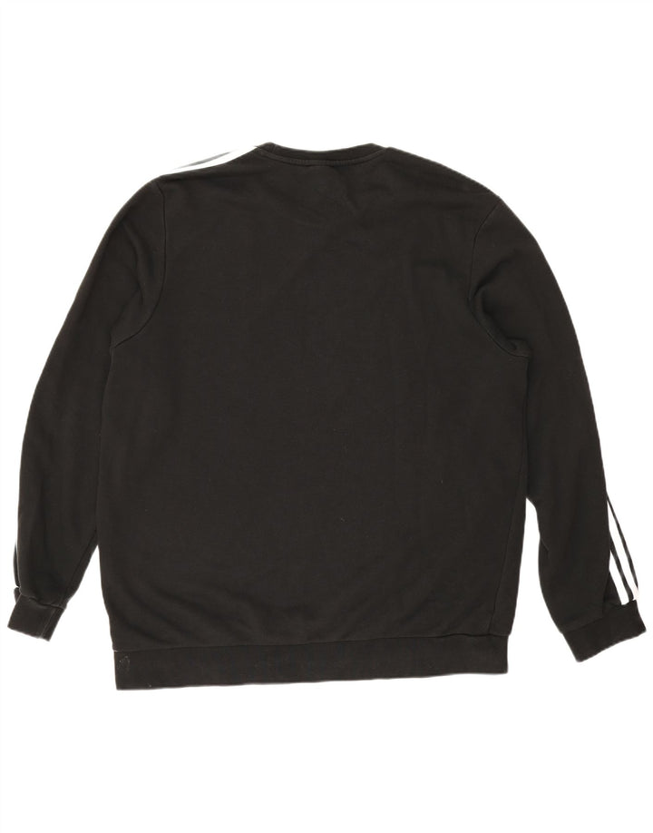 Adidas Męska Bluza Sweter XL Czarna Bawełna