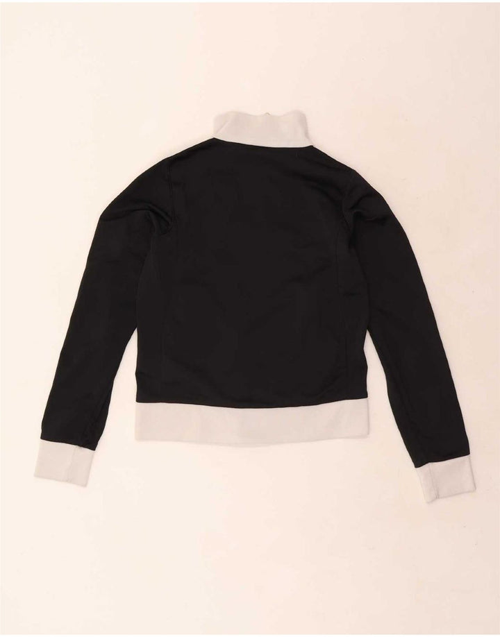 Damski pełny dres Nike UK 8/10, mały, czarny poliester z blokami kolorów