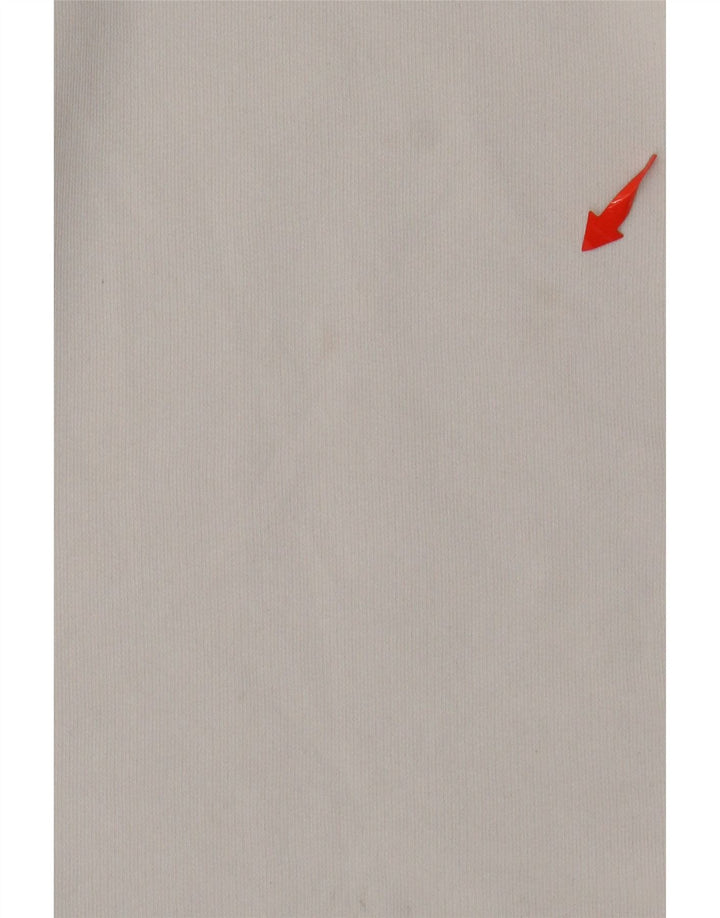 COLMAR Damski sweter oversize z kapturem UK 6 XS, biały, bawełniany