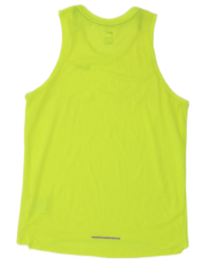 Męska kamizelka Nike Dri Fit, średni zielony poliester