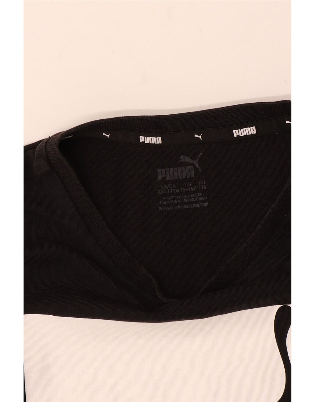 Chłopięcy T-shirt z grafiką PUMA, 15-16 lat, czarny