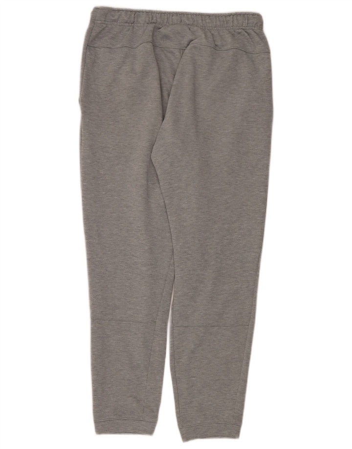 Męskie spodnie dresowe Nike Dri Fit, średnioszare, poliestrowe