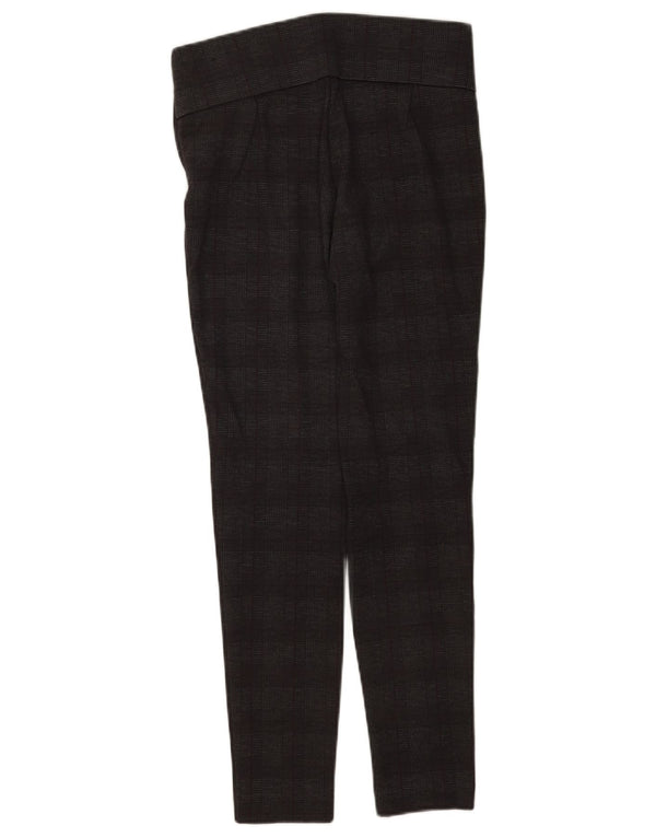 Zara Womens Legging Casual Trousers Medium W28 L28 Grey Check Polyester