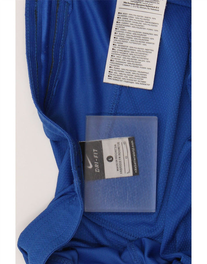 Męskie spodenki sportowe Nike Dri Fit, duże, niebieskie, z poliestru