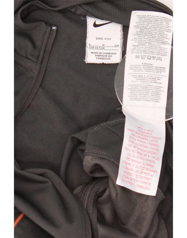 Chłopięca kurtka dresowa Nike Dri Fit, mała, szara, poliestrowa, 8-9 lat