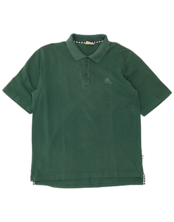 Męska koszulka polo Adidas, duża, zielona