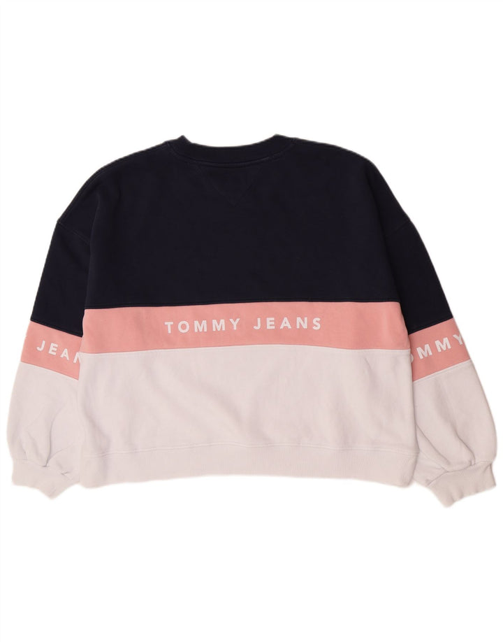 Damska bluza z grafiką Tommy Hilfiger UK 14, średni granat