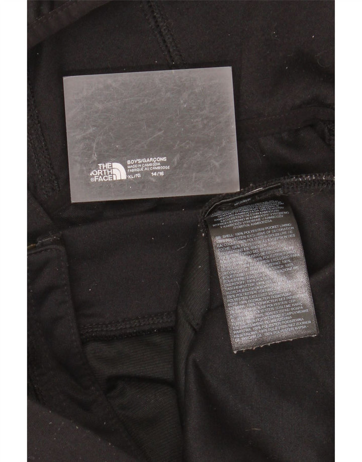 THE NORTH FACE Chłopięcy sweter z kapturem i zamkiem, 14-15 lat, XL, czarny, poliester