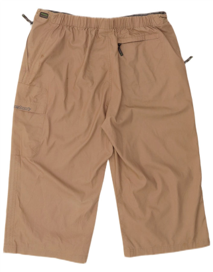 REEBOK Womens Cargo Bermuda Shorts XL W36  Beige