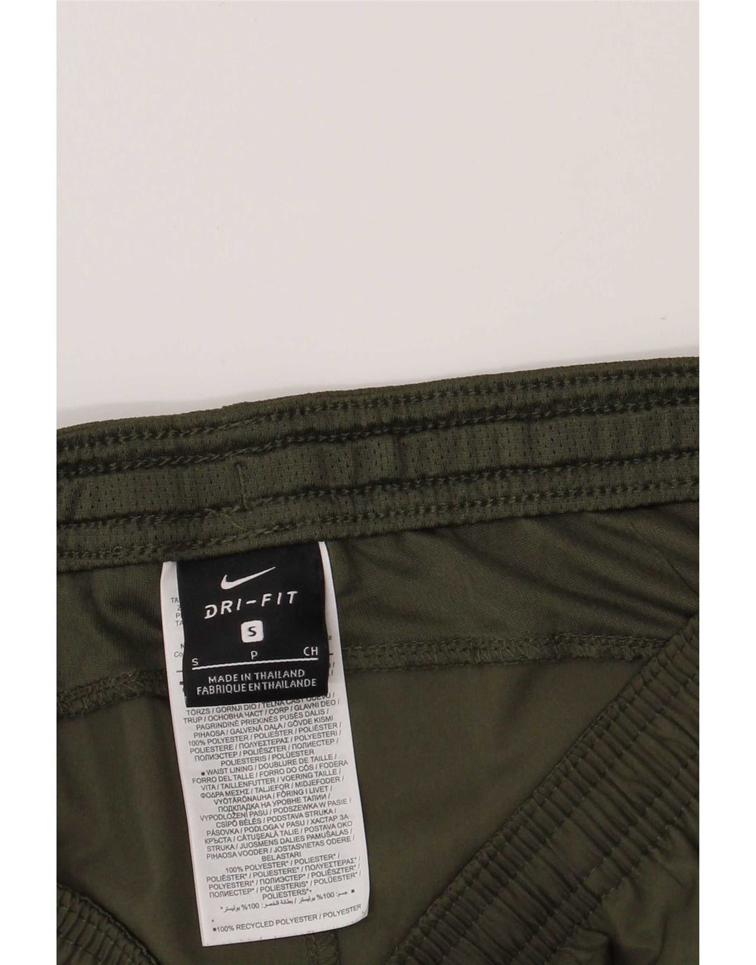 Męskie spodenki sportowe Nike Graphic Regular, małe, zielone, sportowe z poliestru