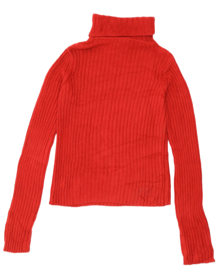 Damski sweter z golfem Replay UK 12, średni czerwony