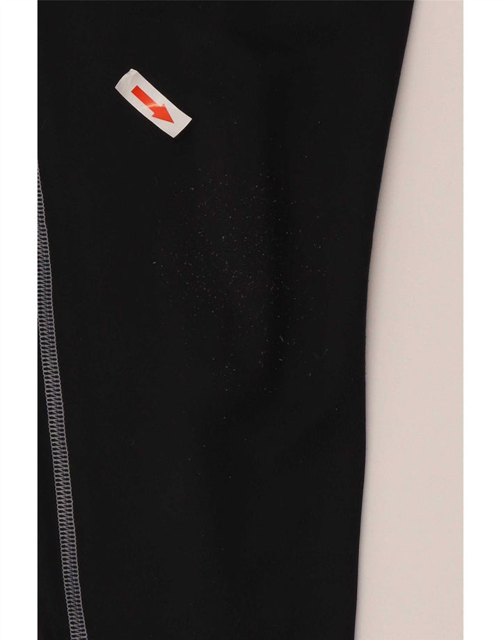 Męskie legginsy Under Armour z grafiką, średni czarny poliester