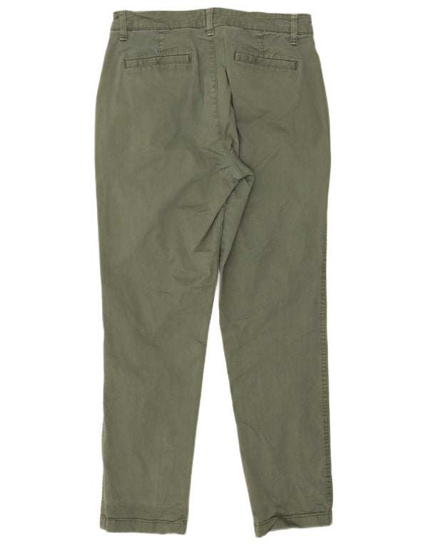 Wąskie, przycięte spodnie damskie Gap Girlfriend US 6 Medium W30 L26 Khaki