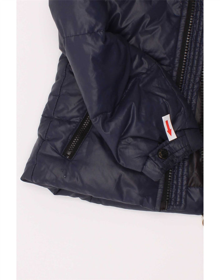 Kurtka wyściełana dla chłopców Moncler 18-24 miesiące Granatowy poliamid