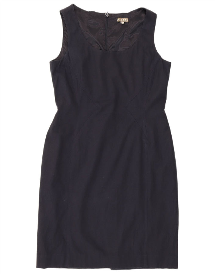 Damska sukienka bez rękawów Jigsaw UK 14, średni granatowy wiskoza